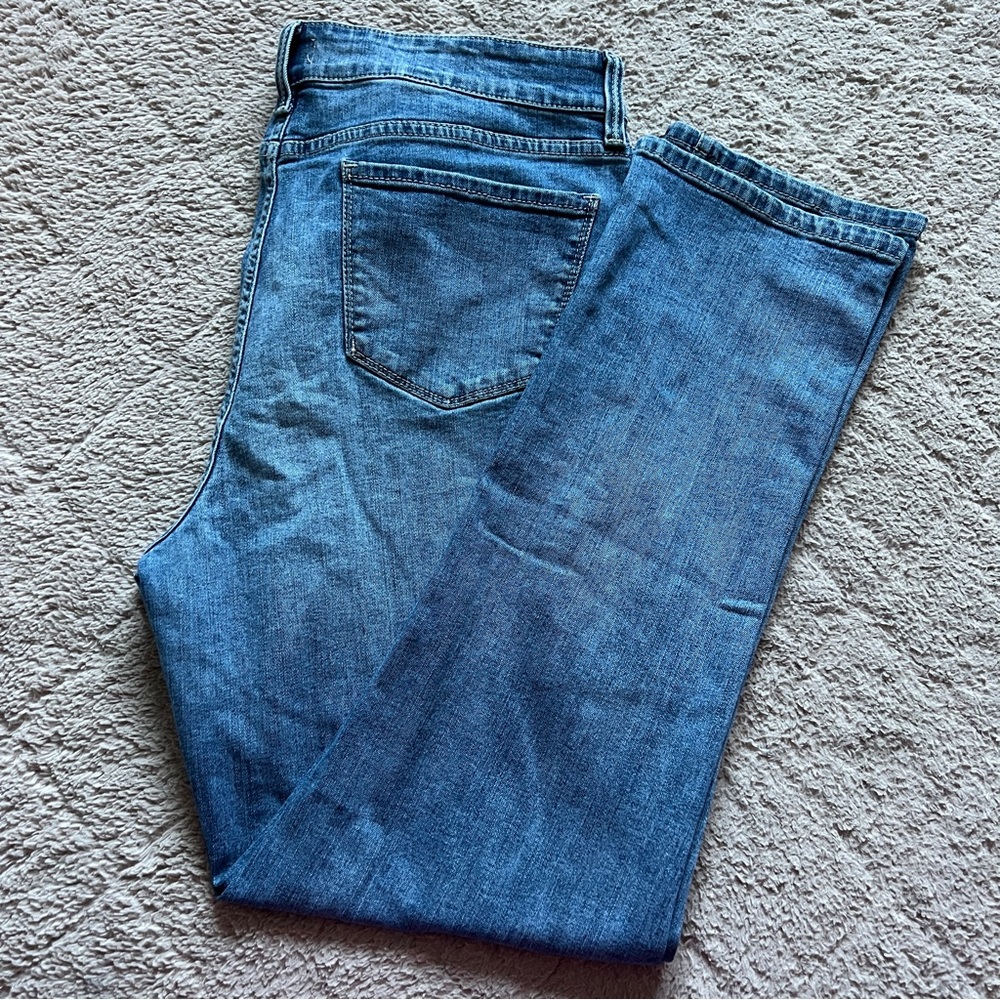 NYDJ High Rise Skinny‎ Fit Denim Jeans Preppy Minimalist Capsule Size 16